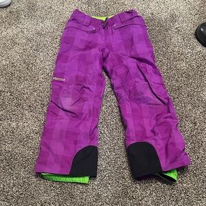 Marmot Kids Vibrant Purple Snow Pants